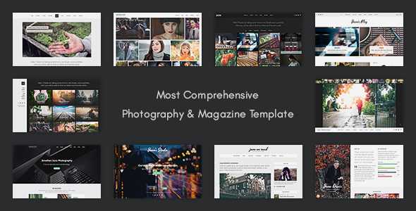 Juno - Photography & Magazine Site Template