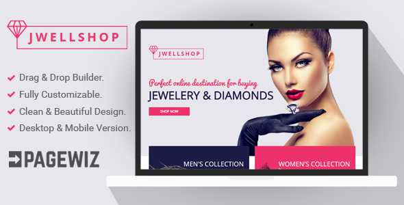 Jwell Shop - Pagewiz Landing Page Template