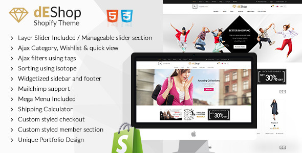 DESHOP - RESPONSIVE SHOPIFY STORE TEMPLATE
