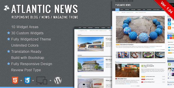 ATLANTIC NEWS - THEMEFOREST RESPONSIVE WP MAGAZINE BLOG