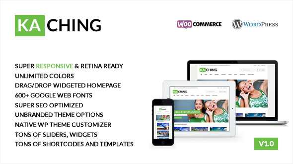 Kaching – Mojothemes Responsive WordPress WooCommerce Theme