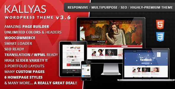 KALLYAS v3.6 - Responsive Multi-Purpose WordPress Theme