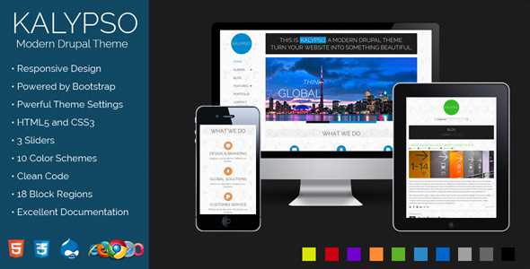 Kalypso - Themeforest Modern Responsive Drupal 7 Theme