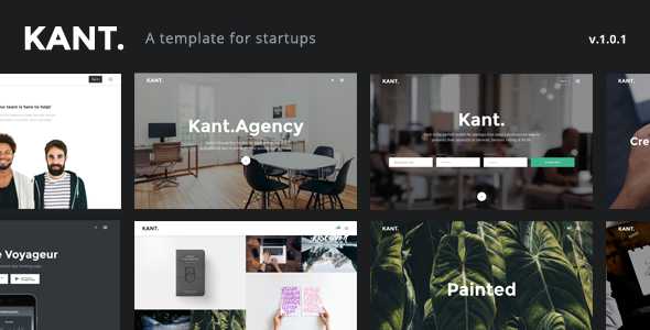 Kant - A Multipurpose Template For Startups And Freelancers