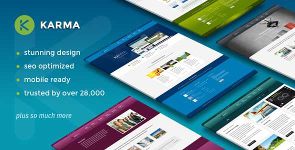 Karma v4.8.8 - Responsive WordPress Theme