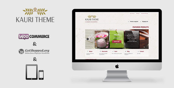 KAURI - THEMEFOREST RESPONSIVE THEME FOR WP E-COMMERCE