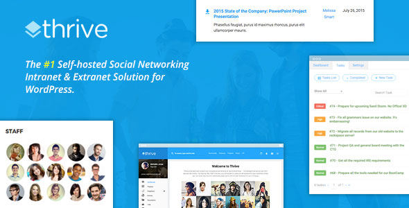 THRIVE V1.9.2 - INTRANET & COMMUNITY WORDPRESS THEME