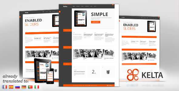 Kelta - Themeforest Responsive for Business Portfolio