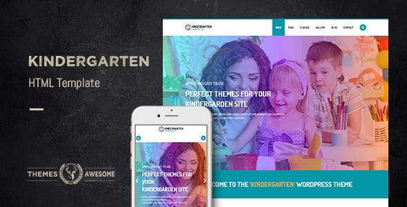Kindergarten v1.0 - HTML template