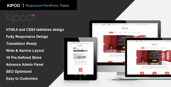 Kipoo - Themeforest Responsive Business WordPress Theme