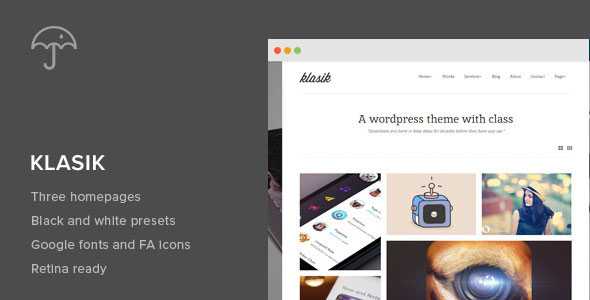 Klasik - Themeforest Retina Responsive Wordpress Theme