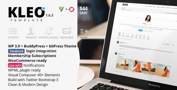 KLEO v1.6.3 – Next level Premium WordPress Theme
