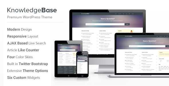 Knowledge Base v1.5.4 - A WordPress Wiki Theme