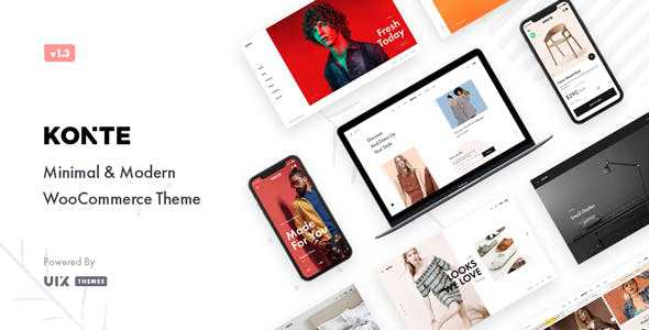 Konte v1.6.3 - Minimal & Modern WooCommerce Theme