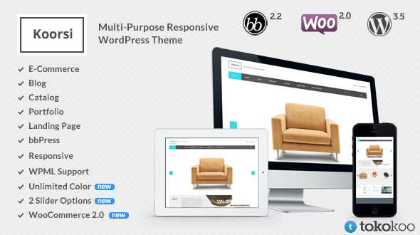 Koorsi – Themeforest All In One: Ecommerce + Portfolio + Blog