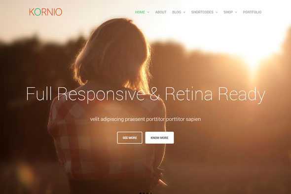 Kornio - Creativemarket Multipurpose WordPress Theme