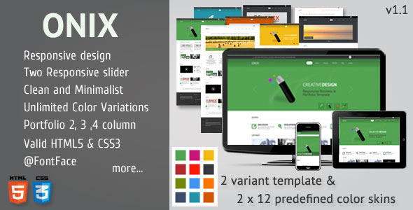 ONIX - Themeforest Business & Portfolio Template