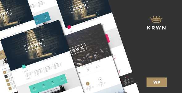 Krwn - Responsive Creative and Business WordPress theme