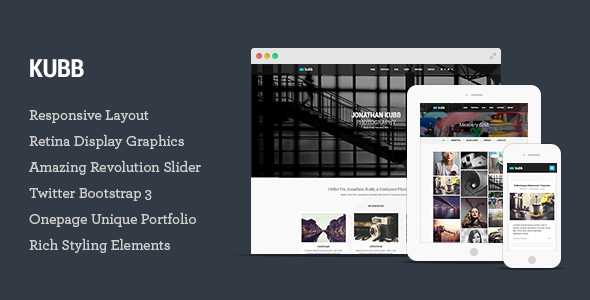 Kubb - Photography & Magazine HTML5 Template