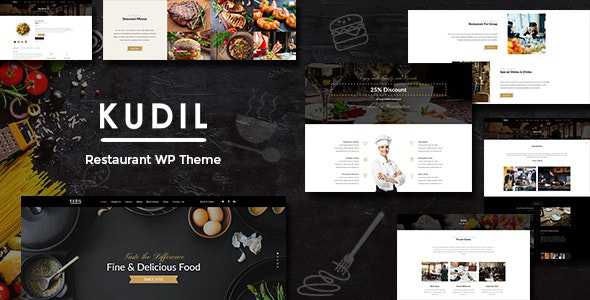 Kudil v1.5 - Cafe, Restaurant WordPress Theme