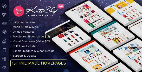 KuteShop v3.0.5 - Multipurpose WooCommerce Wordpres Theme
