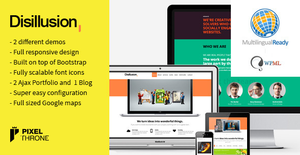 DISILLUSION V1.3.22 - RESPONSIVE ONE PAGE WORDPRESS THEME