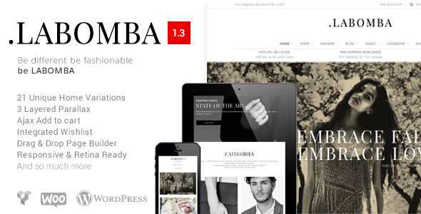 Labomba v1.3 - Responsive Multipurpose Wordpress Theme
