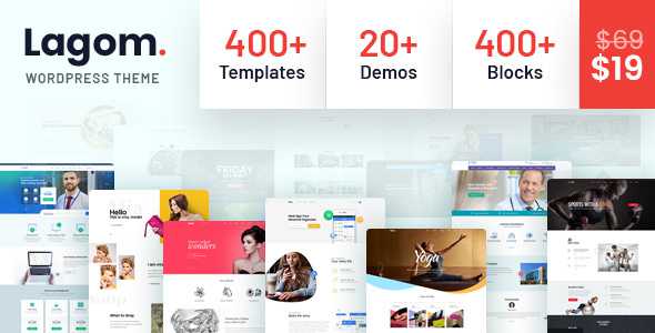 Lagom v1.0.3 - Multi Concept MultiPurpose WordPress Theme