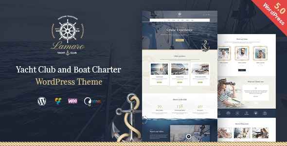 Lamaro v1.2.2 - Yacht Club and Rental Boat Service WordPress Theme