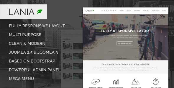 Lania - Templaza Joomla Template