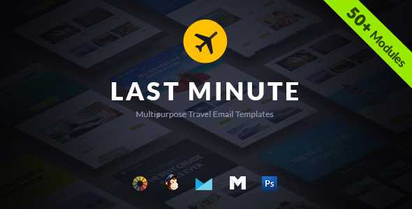 Last Minute Multipurpose Hotel/Travel E-Newsletter + Builder Access