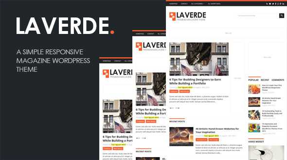 Laverde - Themeforest Responsive Magazine WordPress Theme