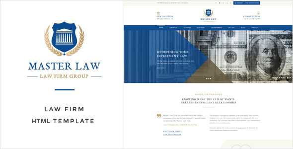 Law Master - Attorney & Lawyer HTML Template