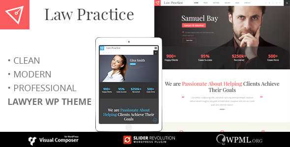 LAW PRACTICE v3.5 - Lawyer Responsive Business Theme
