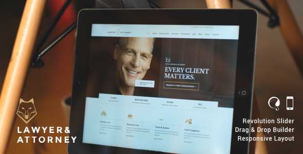 Lawyer & Attorney v1.4 - Theme for Lawyers and Law Firm