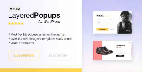 Layered Popups for WordPress v6.03