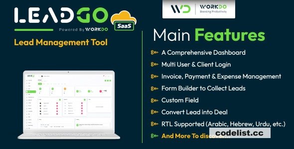 LeadGo SaaS v5.2 - Lead Management Tool - nulled