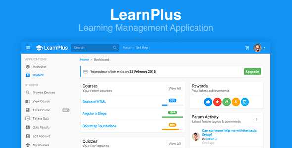 LearnPlus - Learning Management Application