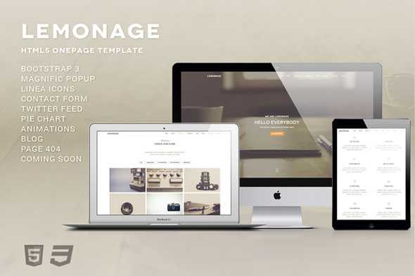 Lemonage - Creativemarket HTML Template