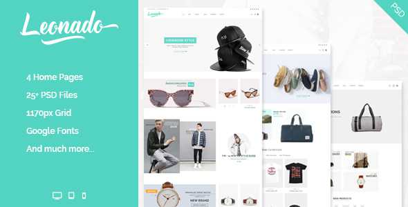 Leonado - Multipurpose eCommerce PSD Template