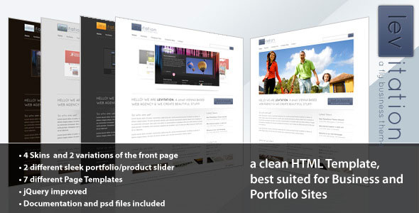 Levitation - Business & Portfolio - 4 in 1 Themeforest
