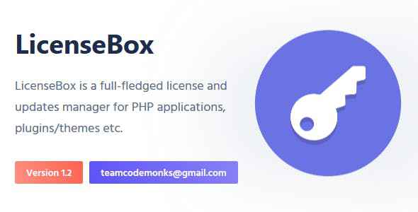 LicenseBox v1.2.1 - PHP License and Updates Manager