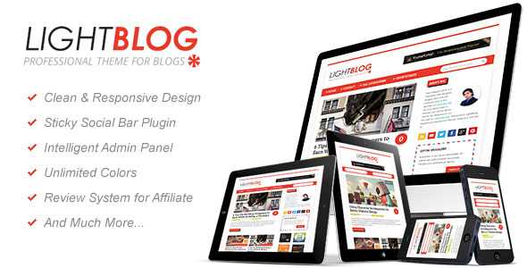 LightBlog – Themeforest Responsive Blog/Magazine WP Theme