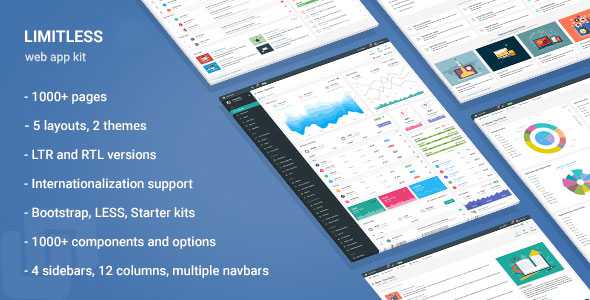 Limitless v1.4 - Responsive Web Application Kit