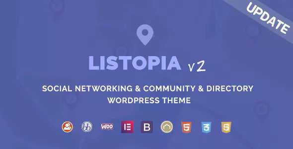 Listopia v2.1.1 - Directory, Community WordPress Theme