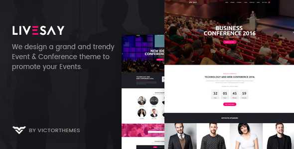 Livesay v1.7 - Event & Conference WordPress Theme
