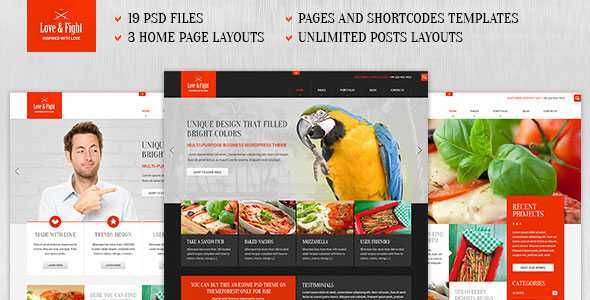 Love&Fight - Themeforest Business PSD Theme