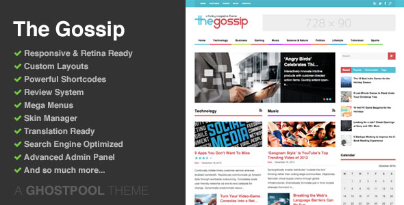 THE GOSSIP V2.8 - MULTI-PURPOSE MAGAZINE THEME