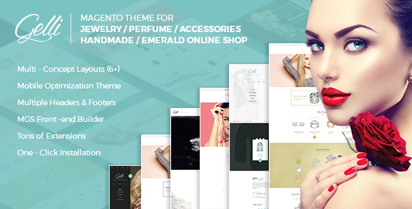 GELLI - MAGENTO 2&1 THEME FOR JEWELRY / PERFUME / ACCESSORIES ONLINE SHOP