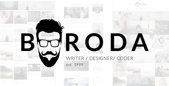 Boroda v1.5.0 - Personal Blog WordPress Theme